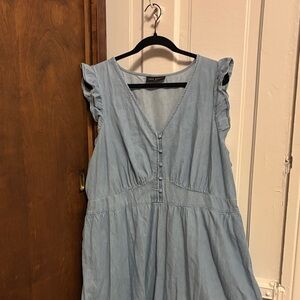 Lane Bryant Light Blue Maxi Dress